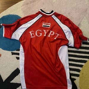 Kids Red Egypt Soccer Jersey Top